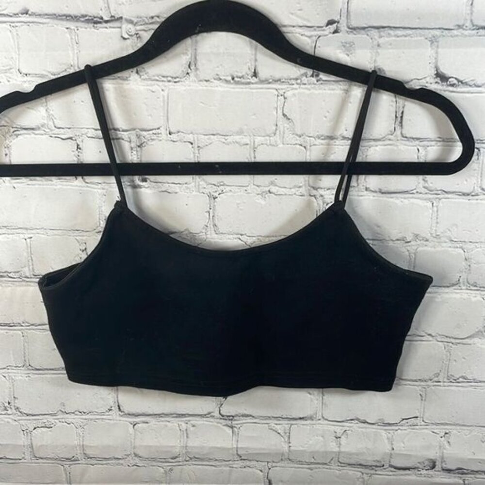🖤 By The Way Black Cropped Top - Size XS (Revolve)